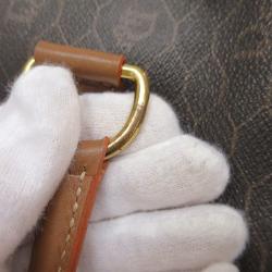 Pre Owned Dior Black / Brown Leather Duffel Bag