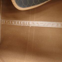 Pre Owned Dior Black / Brown Leather Duffel Bag