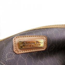 Pre Owned Dior Black / Brown Leather Duffel Bag