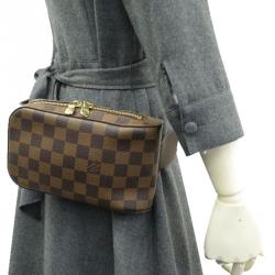 Pre Owned Louis Vuitton Damier Ebene Canvas Geronimos Bag