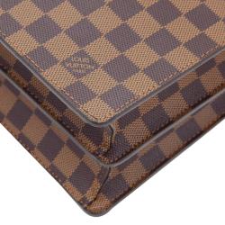 Pre Owned Louis Vuitton Damier Ebene Canvas Altona Briefcase GM