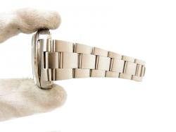 مملوكة مسبقًا ساعة يد رولكس أيركينغ فضي ستانلس ستيل للرجال 34مم