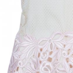 Pre Owned توب 3.1 فيليب ليم بدون أكمام مزين بدانتيل مورد M