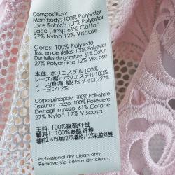 Pre Owned توب 3.1 فيليب ليم بدون أكمام مزين بدانتيل مورد M