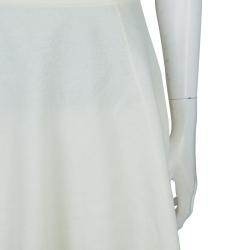 مملوكة مسبقًا 3.1 Phillip Lim Cream Wool Flared Skirt S