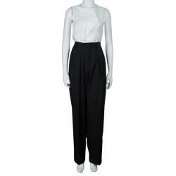 Pre Owned 3.1 Phillip Lim Black High Waist Wide Leg Trousers M