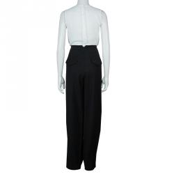 Pre Owned 3.1 Phillip Lim Black High Waist Wide Leg Trousers M