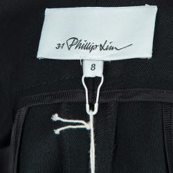 Pre Owned 3.1 Phillip Lim Black High Waist Wide Leg Trousers M