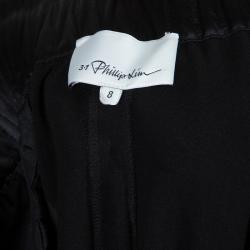 مملوكة مسبقًا بنطلون 3.1 فيليب ليم بخصر مطرز أسود M