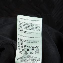 مملوكة مسبقًا بنطلون 3.1 فيليب ليم بخصر مطرز أسود M