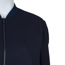 Pre Owned جاكيت بومبر 3.1 فيليب ليم صوف أزرق كحلي M