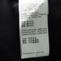 Pre Owned 3.1 Phillip Lim Black Wool A Line Horizon Skirt M