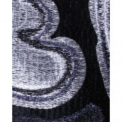 Pre Owned جاكيت 3.1 فيليب ليم أورغانزا سوداء بأبليكات مزينة شفاف M