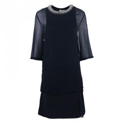 Pre Owned فستان 3.1 فيليب ليم رقبة مزخرفة S