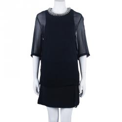 Pre Owned فستان 3.1 فيليب ليم رقبة مزخرفة S