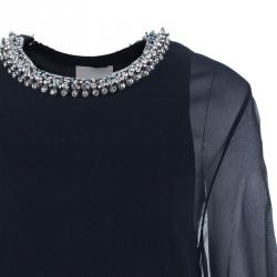 Pre Owned فستان 3.1 فيليب ليم رقبة مزخرفة S