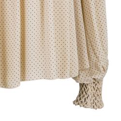 Pre Owned 3.1 Phillip Lim Beige Polka dot Long Sleeve Top M