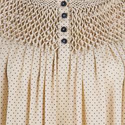 Pre Owned 3.1 Phillip Lim Beige Polka dot Long Sleeve Top M