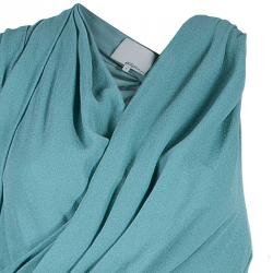 مملوكة مسبقًا 3.1 Phillip Lim Green Gathered Sleeveless Dress M