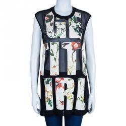 Pre Owned 3.1 Phillip Lim Black Printed Top S