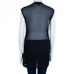 Pre Owned 3.1 Phillip Lim Black Printed Top S