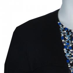 مملوكة مسبقًا فستان 3.1 فيليب ليم كريستال أسود مزخرف M