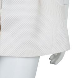 مملوكة مسبقًا 3.1 Phillip Lim Off White Embossed Pleated Shorts S