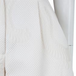 مملوكة مسبقًا 3.1 Phillip Lim Off White Embossed Pleated Shorts S