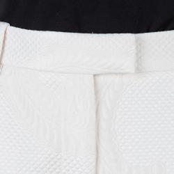 مملوكة مسبقًا 3.1 Phillip Lim Off White Embossed Pleated Shorts S
