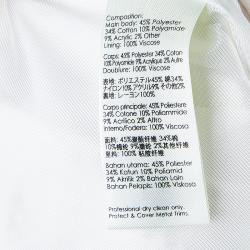 مملوكة مسبقًا 3.1 Phillip Lim Off White Embossed Pleated Shorts S