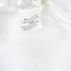 مملوكة مسبقًا 3.1 Phillip Lim Off White Embossed Pleated Shorts S