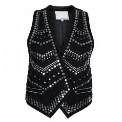 Pre Owned 3.1 Phillip Lim Black Metal Studded Sleeveless Vest S