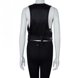 Pre Owned 3.1 Phillip Lim Black Metal Studded Sleeveless Vest S