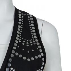 Pre Owned 3.1 Phillip Lim Black Metal Studded Sleeveless Vest S