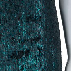 Pre Owned 3.1 Phillip Lim Colorblock Silk Sequin Embellished Sleeveless Shift Dress S
