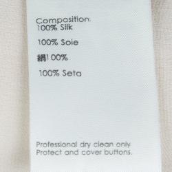 Pre Owned 3.1 Phillip Lim Cream Silk Long Sleeve Blouse S