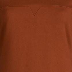 Pre Owned 3.1 Phillip Lim Burnt Orange Knit Long Sleeve Sheath Dress M