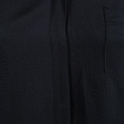 Pre Owned 3.1 Phillip Lim Black Silk Embellishment Detail Oversized Shirt Dress S