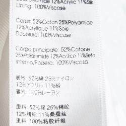 مملوكة مسبقًا 3.1 Phillip Lim Off White Striped Textured Shift Dress S