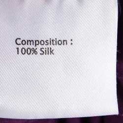 Pre Owned 3.1 Phillip Lim Purple Silk Halter Neck Tie Detail Draped Dress XS