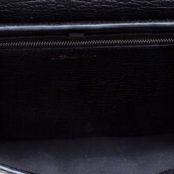 Pre Owned حقيبة يد 3.1 فيليب ليم بيشلي كبيرة جلد سوداء
