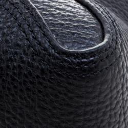 Pre Owned حقيبة يد 3.1 فيليب ليم بيشلي كبيرة جلد سوداء