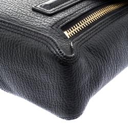 مملوكة مسبقًا حقيبة 3.1 فيليب ليم ميني باشلي جلد أسود