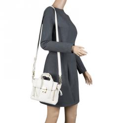 Pre Owned 3.1 Phillip Lim Off White Leather Mini Pashli Satchel