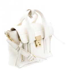 Pre Owned 3.1 Phillip Lim Off White Leather Mini Pashli Satchel