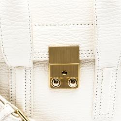 Pre Owned 3.1 Phillip Lim Off White Leather Mini Pashli Satchel