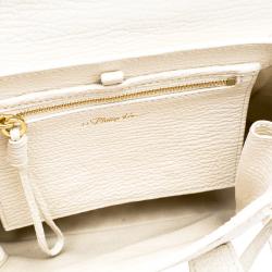 Pre Owned 3.1 Phillip Lim Off White Leather Mini Pashli Satchel