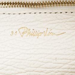 Pre Owned 3.1 Phillip Lim Off White Leather Mini Pashli Satchel