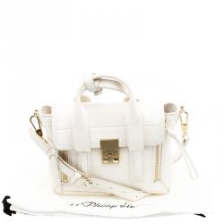 Pre Owned 3.1 Phillip Lim Off White Leather Mini Pashli Satchel