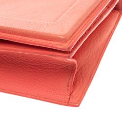 Pre Owned حقيبة كتف 3.1 فيليب ليم سلسلة ميني سولاي جلد وردية فاتحة